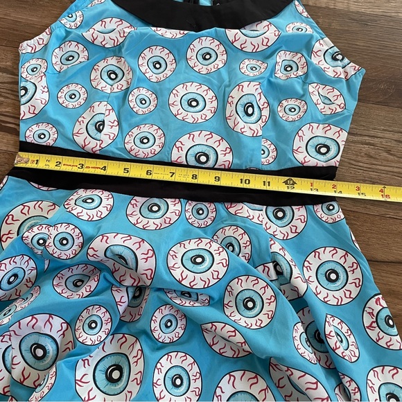 Sourpuss eyeball pinup dress M - Picture 8 of 12